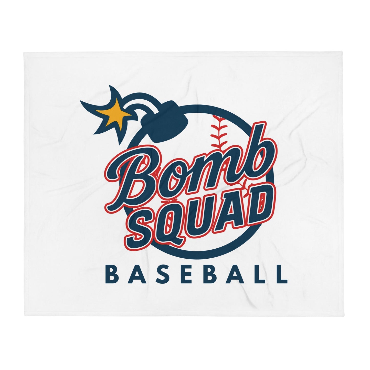 Throw Blanket | Bomb Squad Baseball | Alt Logo