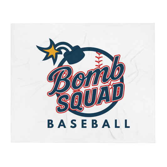 Throw Blanket | Bomb Squad Baseball | Alt Logo
