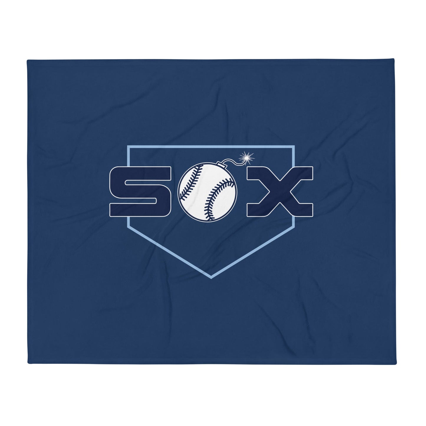 Throw Blanket | BombSox Baseball | Crest Logo