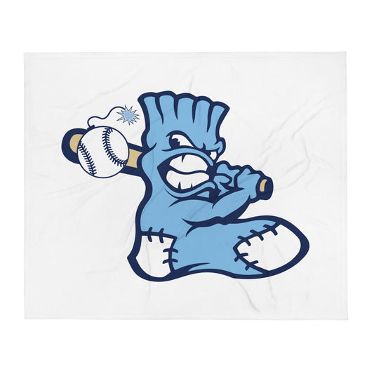 Throw Blanket | BombSox Baseball | Mascot Logo