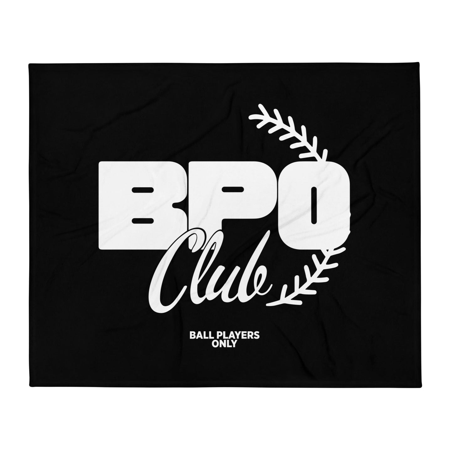 Throw Blanket | BPO Club | White Logo
