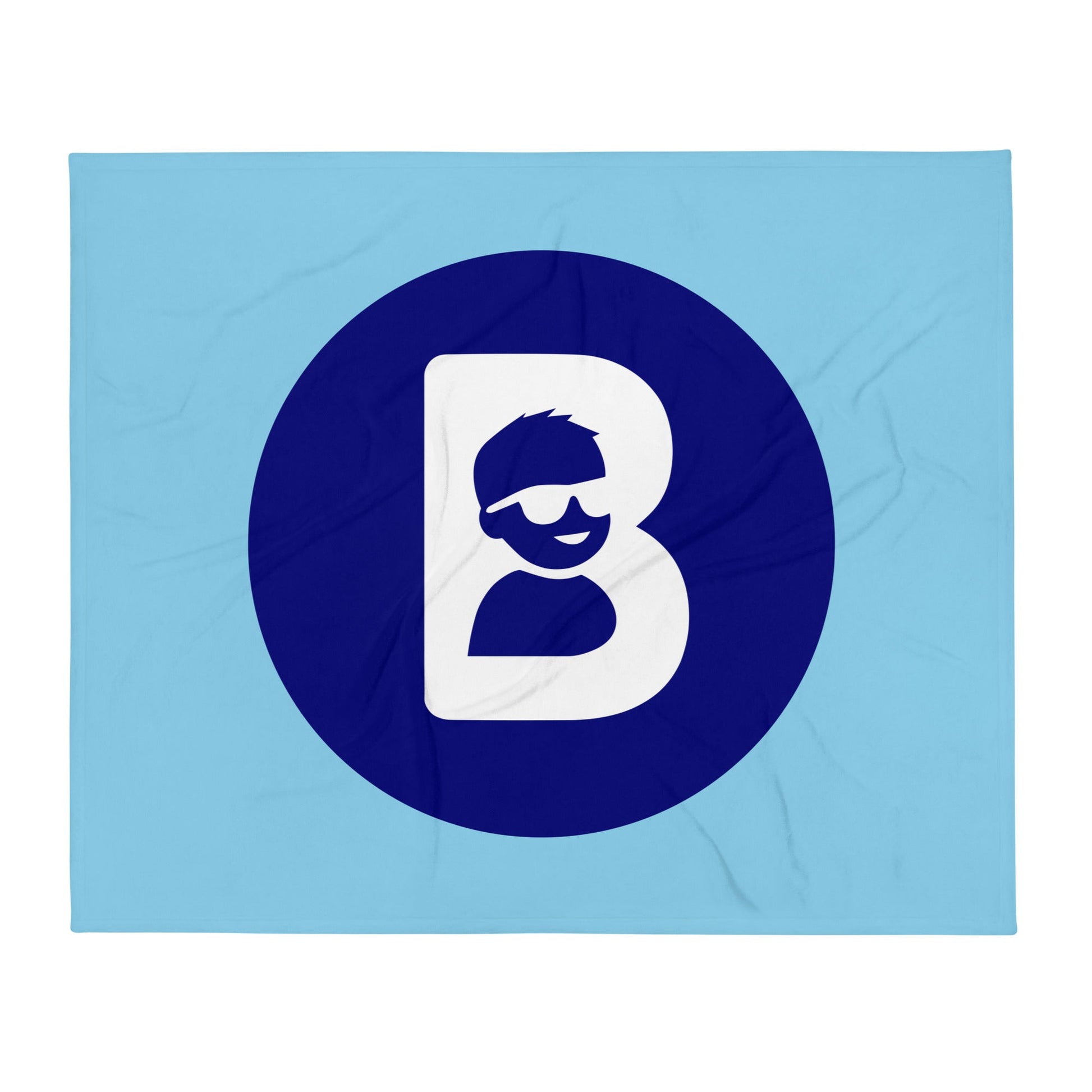 Throw Blanket | Brave Like Ben | Badge Logo