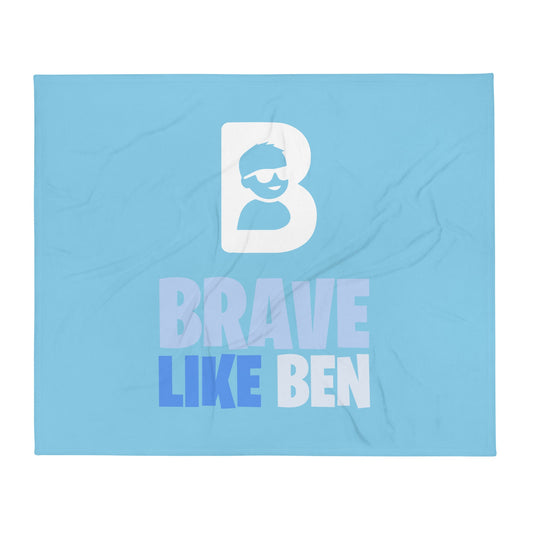 Throw Blanket | Brave Like Ben | Braveheart Logo
