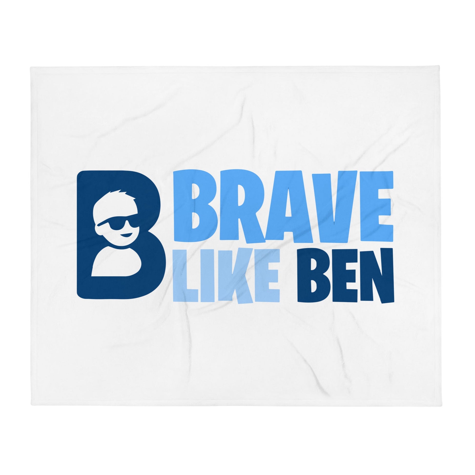 Throw Blanket | Brave Like Ben | Vanguard Logo
