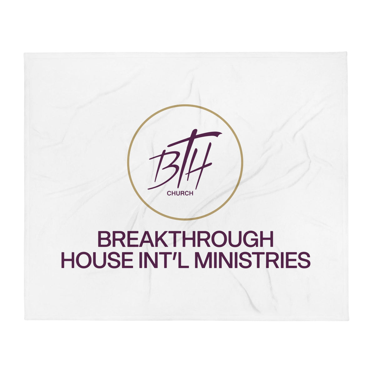 Throw Blanket | Breakthrough House International Ministries | Crest Logo
