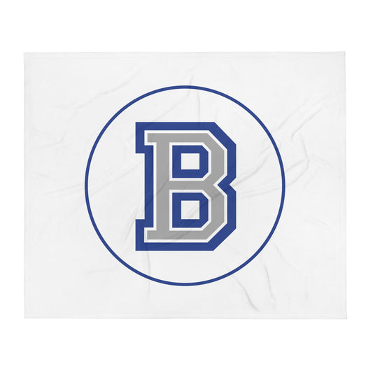 Throw Blanket | Bronxville | Badge Logo