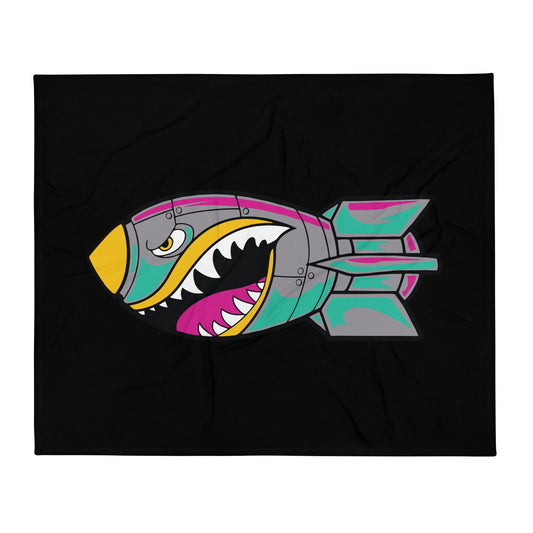Throw Blanket | Buffalo Bomb Squad 12u Softball | Icon Logo