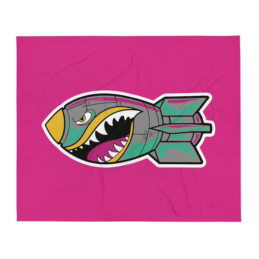 Throw Blanket | Buffalo Bomb Squad | Bomber Logo