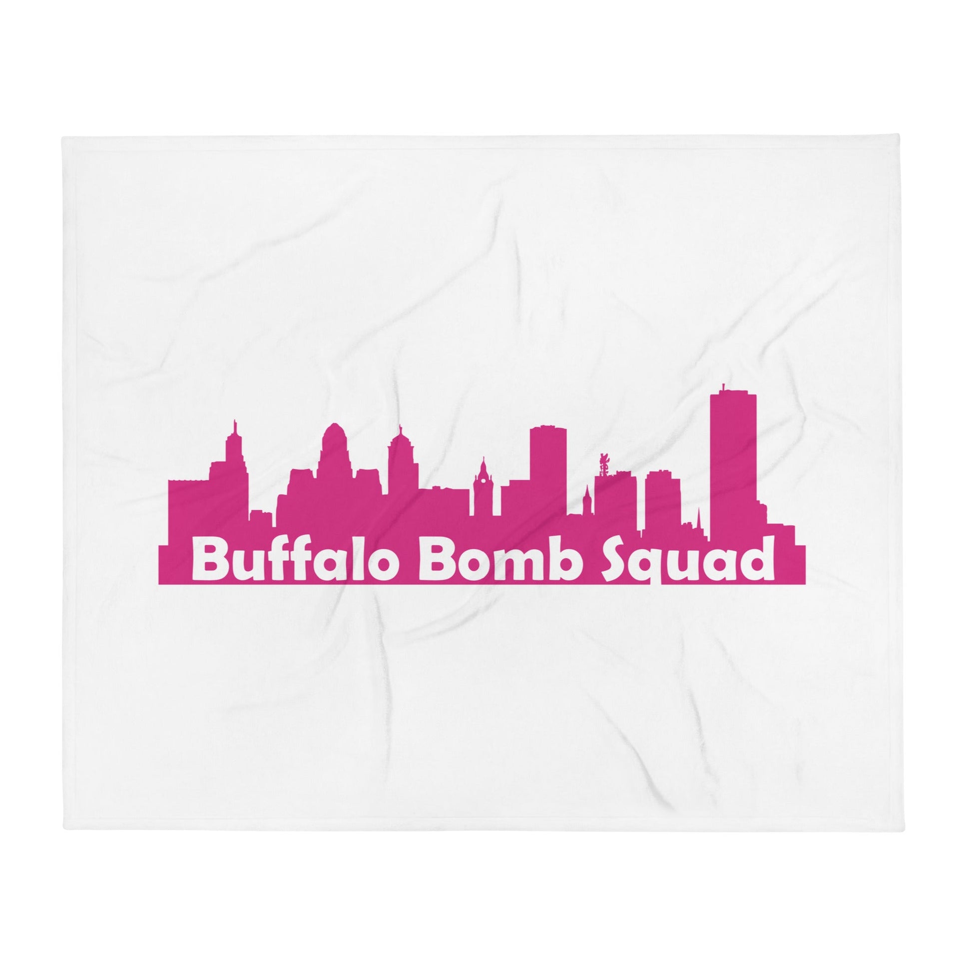 Throw Blanket | Buffalo Bomb Squad | Skyline Logo