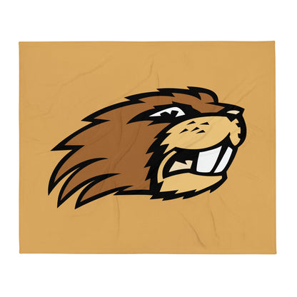 Throw Blanket | BVT beavers | Riverfang Beast Logo