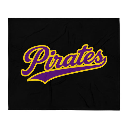 Throw Blanket | Carolina Pirates | Script Logo