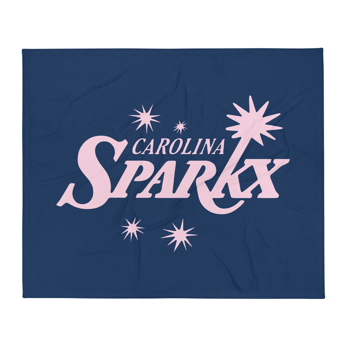 Throw Blanket | Carolina Sparkx | Modern Script Logo