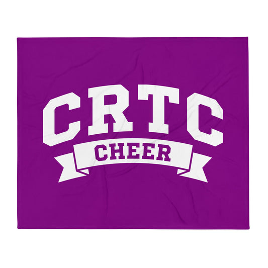 Throw Blanket | Catch & Release Tumble & Cheer Club | Cheer Logo