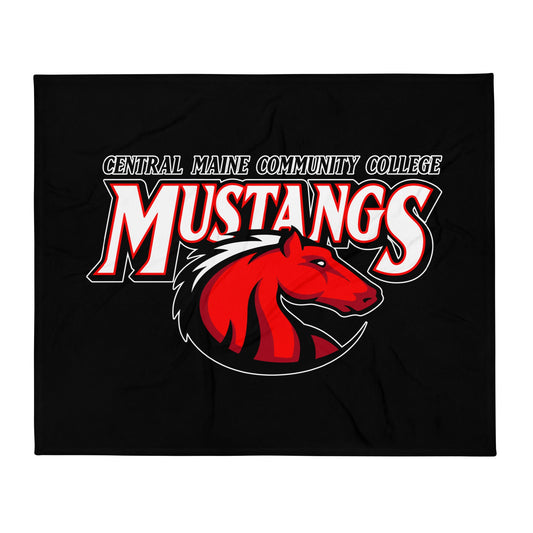 Throw Blanket | Central Maine Community College Woman’s Soccer | Vanguard Logo