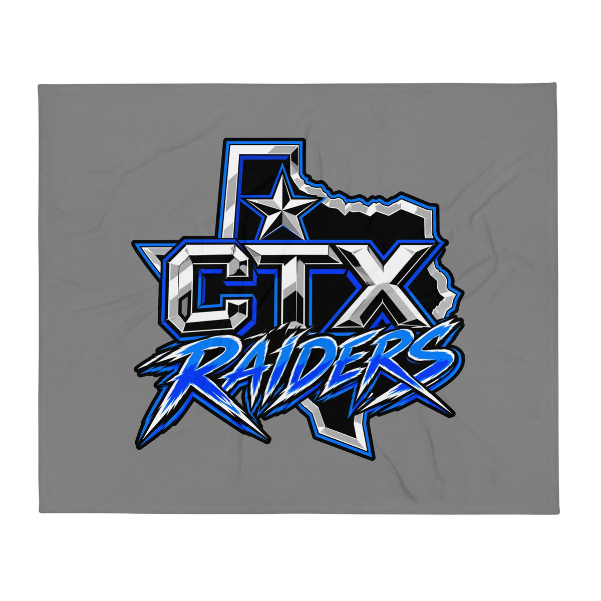 Throw Blanket | Central Texas Raiders | Crest Logo