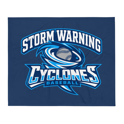 Throw Blanket | Centre County Cyclones | Vanguard Logo