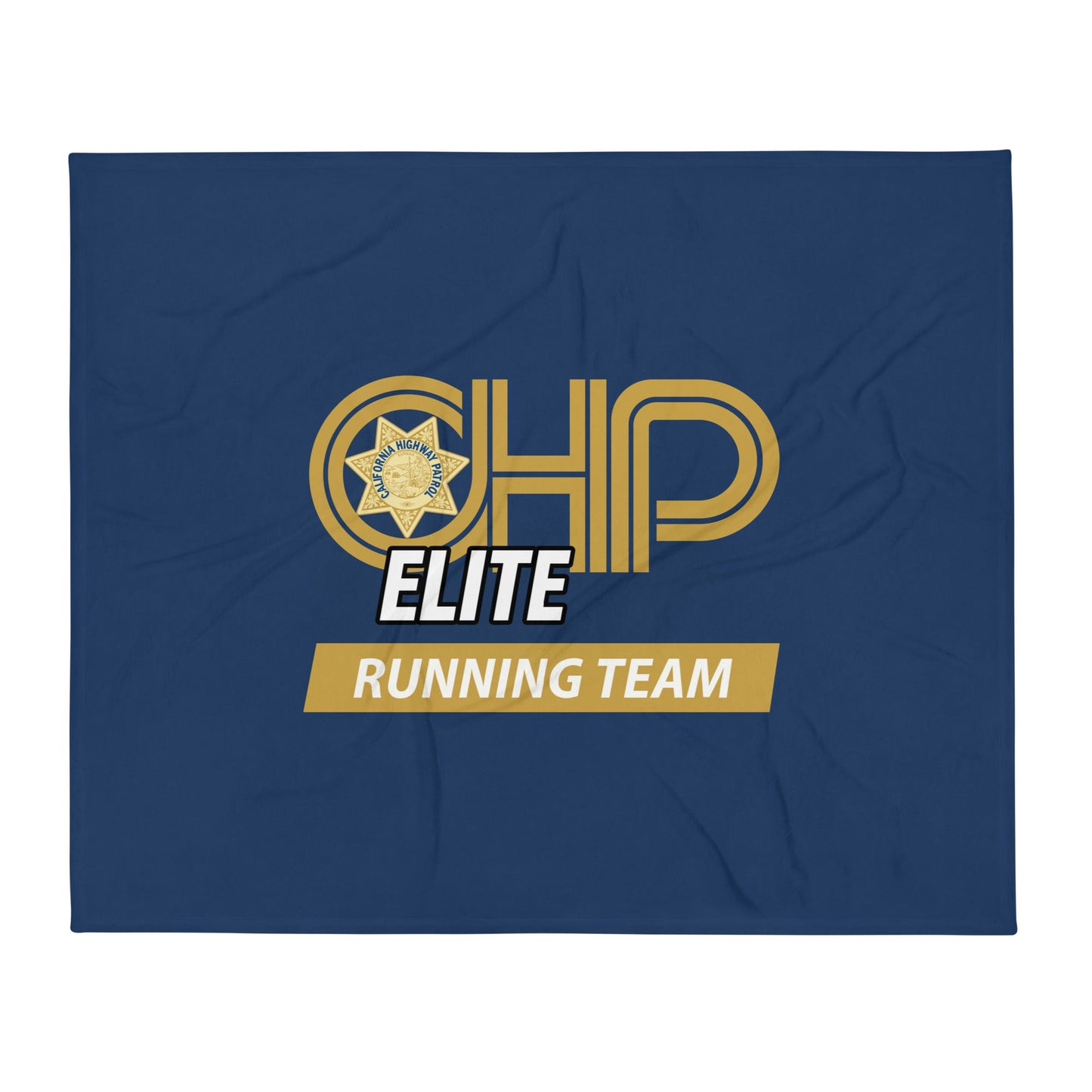 Throw Blanket | CHP Elite Running Team | Runner Crest Logo