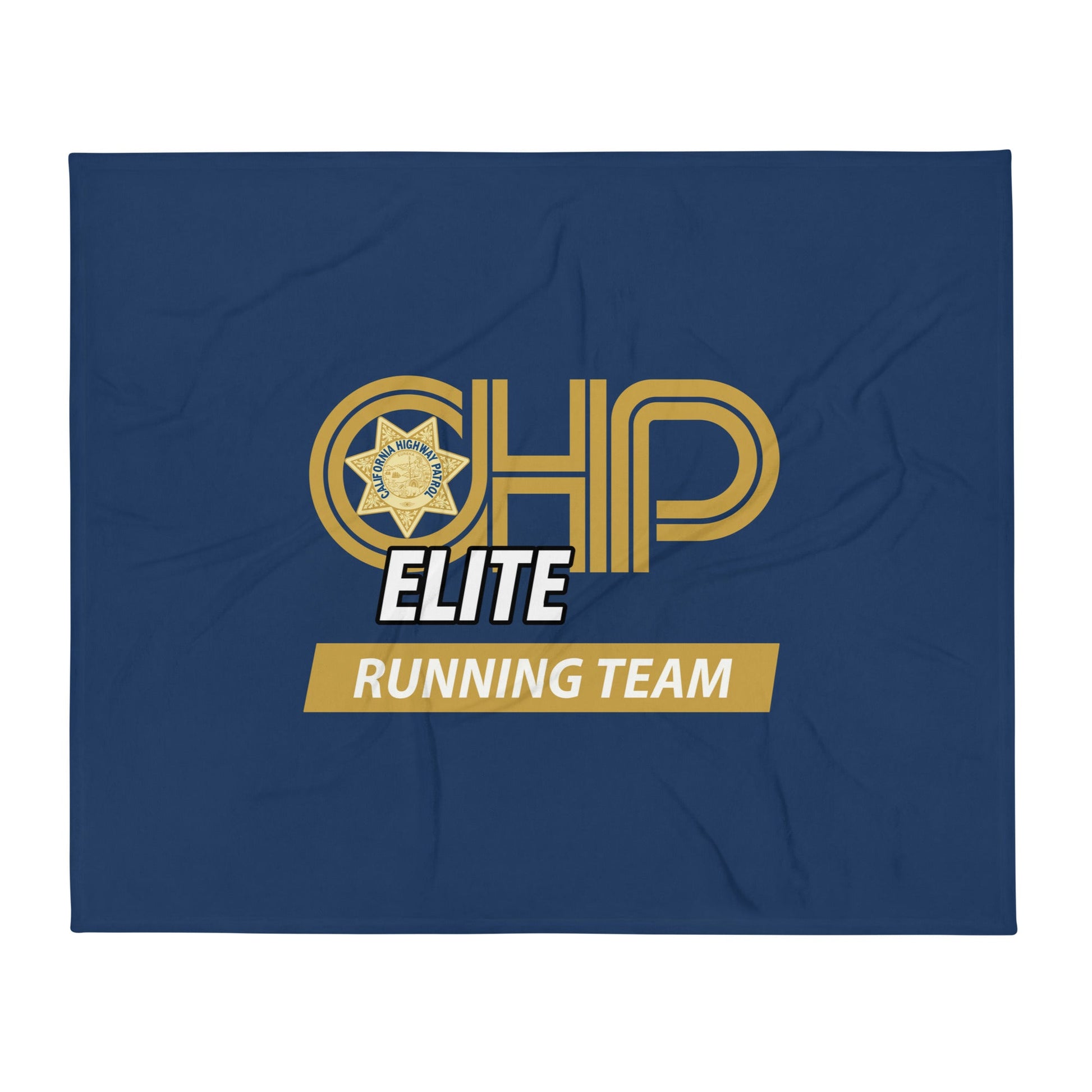 Throw Blanket | CHP Elite Running Team | Runner Crest Logo