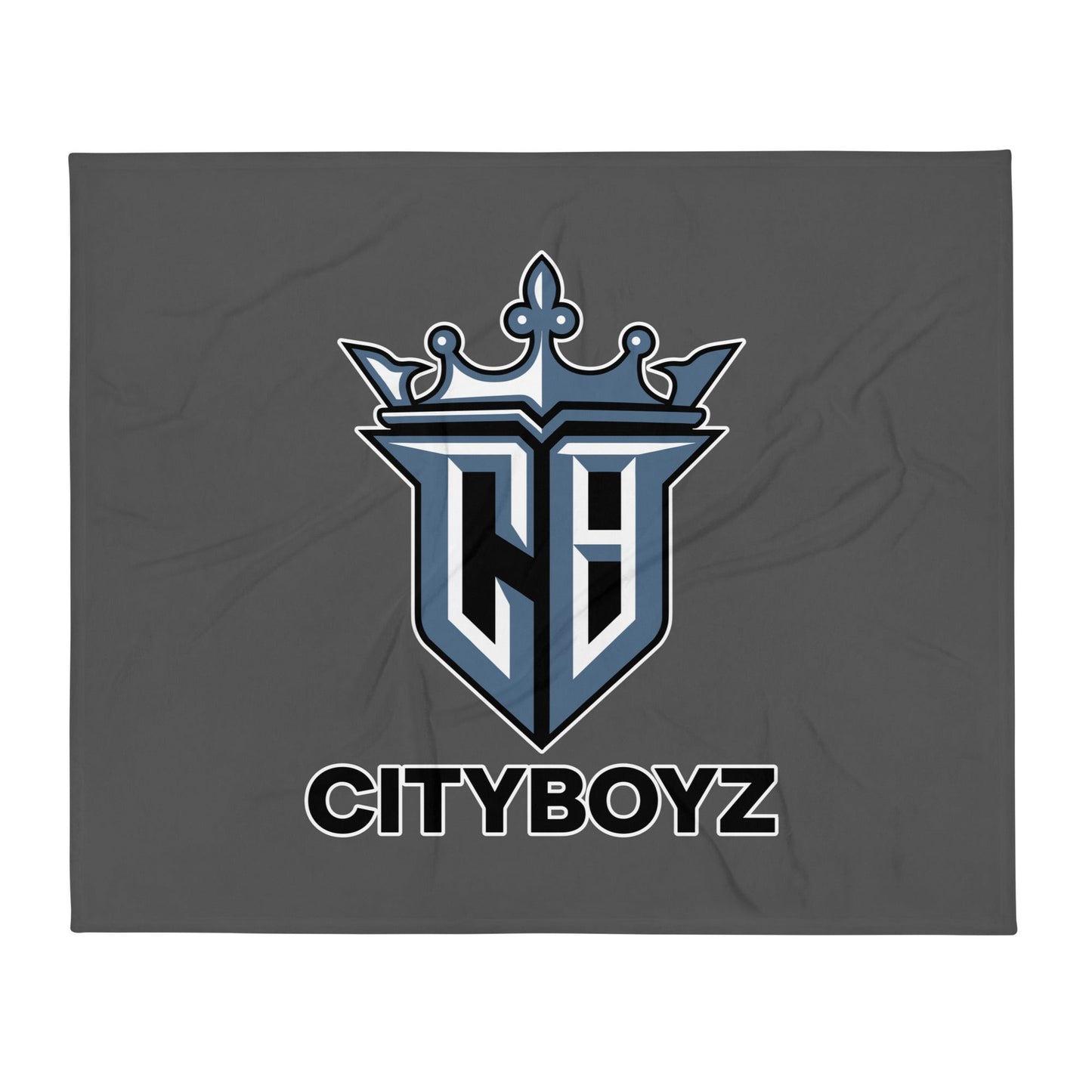 Throw Blanket | City Boyz Elite | Crown Valor Logo