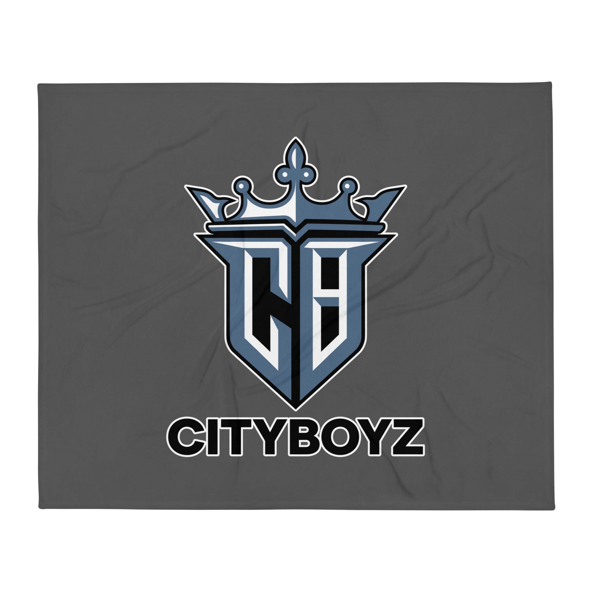 Throw Blanket | City Boyz Elite | Crown Valor Logo