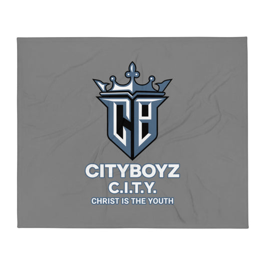 Throw Blanket | City Boyz Elite | Vanguard Logo