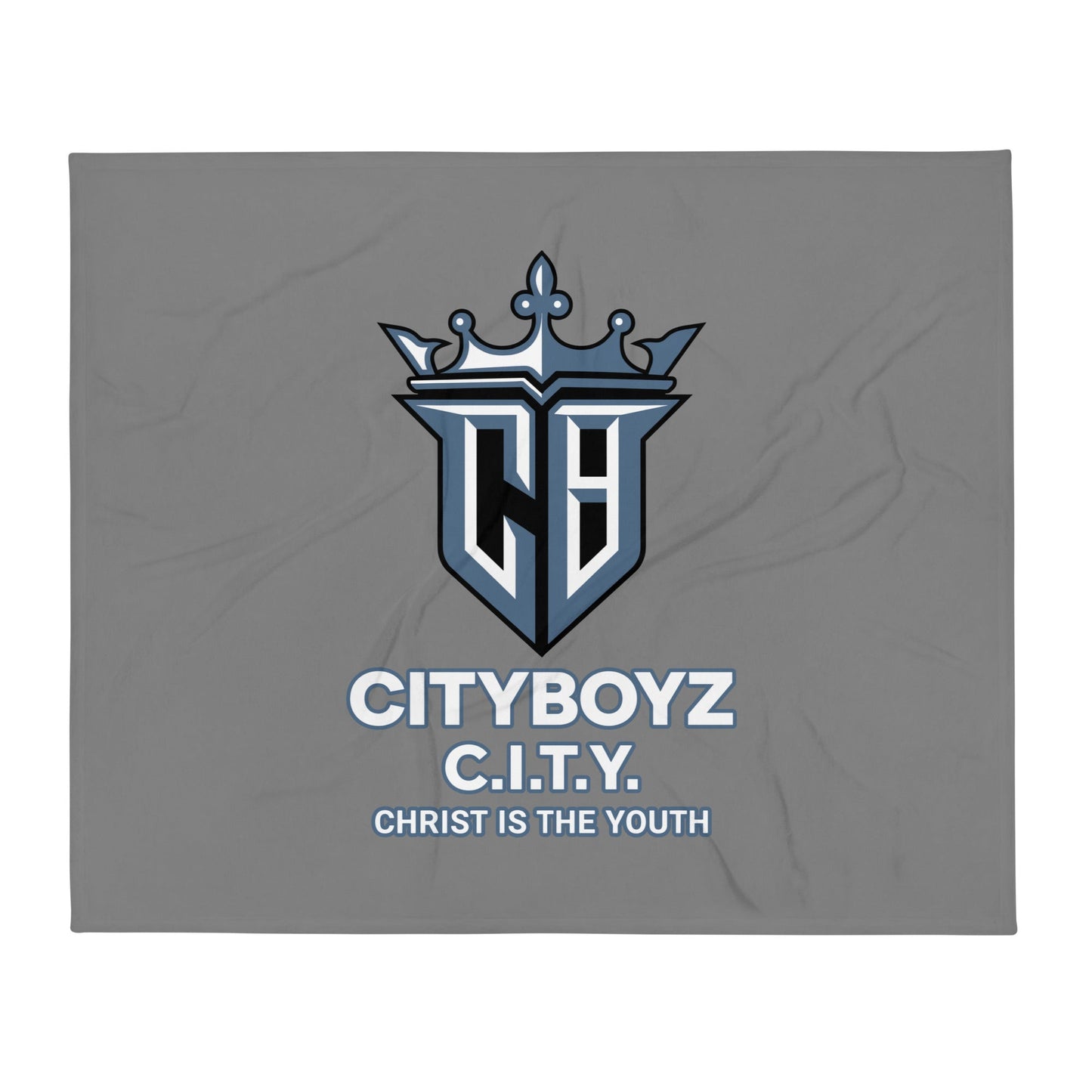 Throw Blanket | City Boyz Elite | Victory Royale Logo