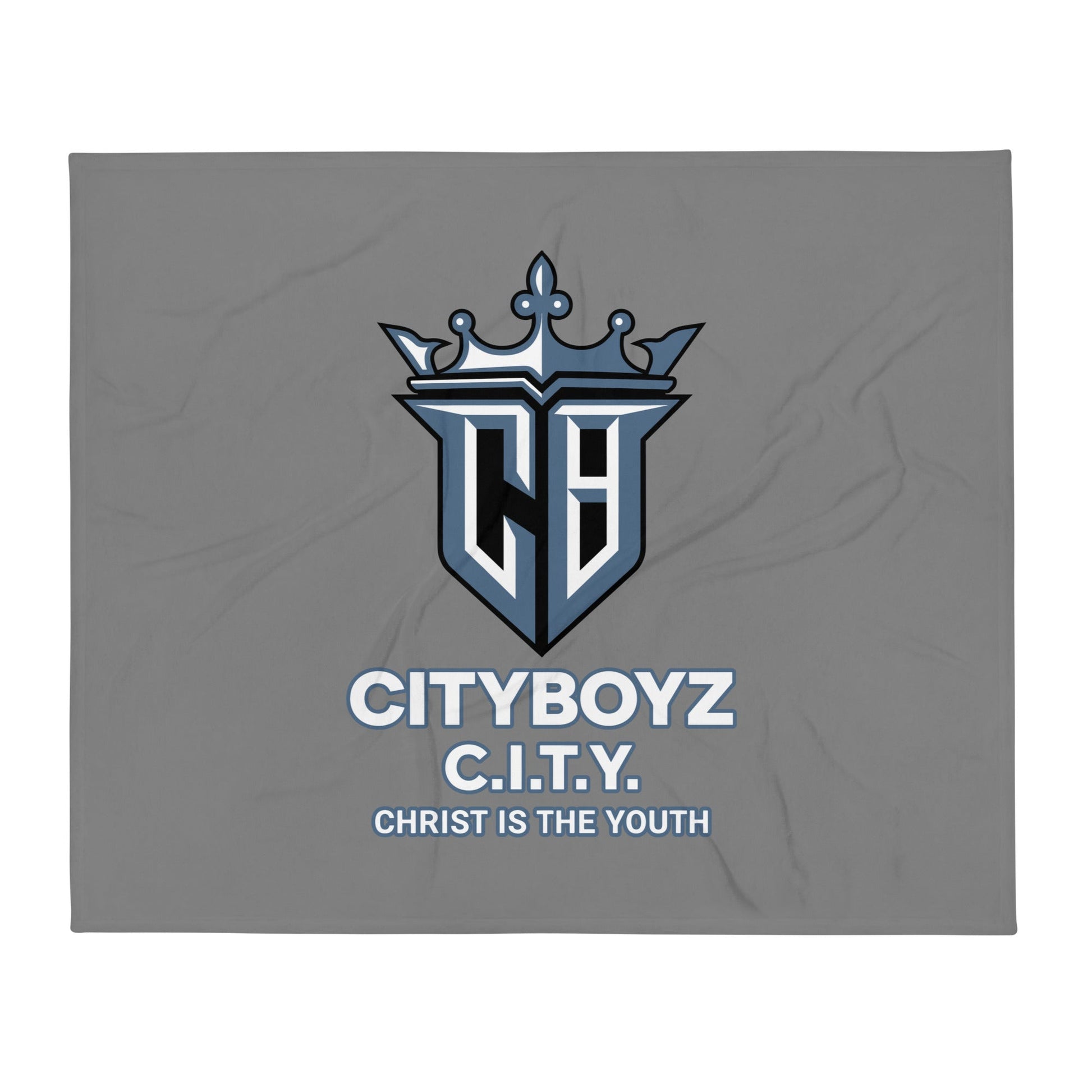 Throw Blanket | City Boyz Elite | Victory Royale Logo