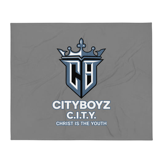 Throw Blanket | City Boyz Elite | Victory Royale Logo