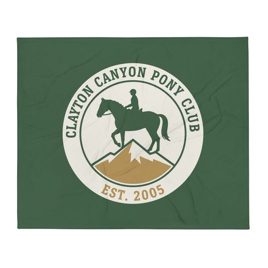 Throw Blanket | Clayton Canyon Pony Club