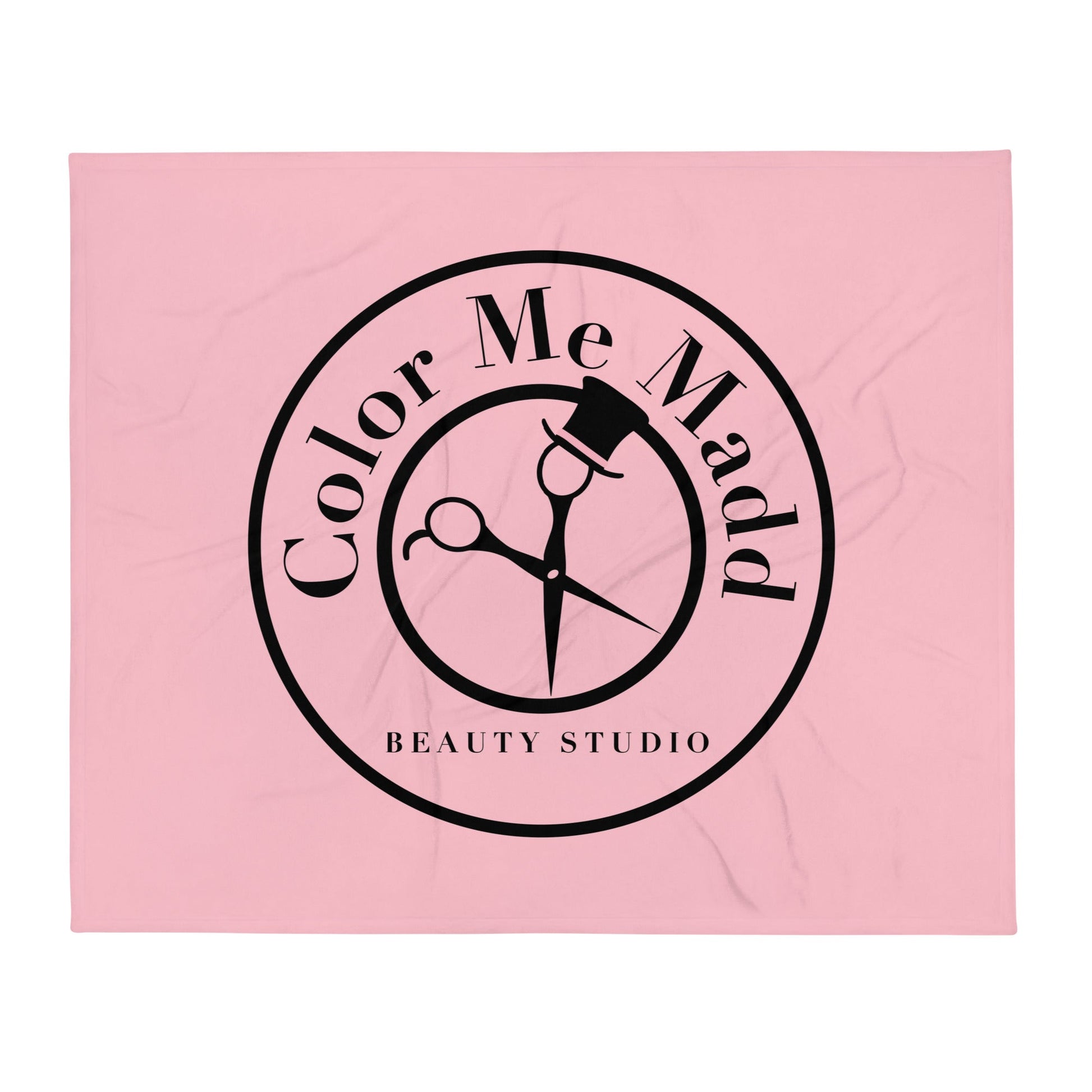 Throw Blanket | Color Me Madd | Blade Beauty Mark Logo