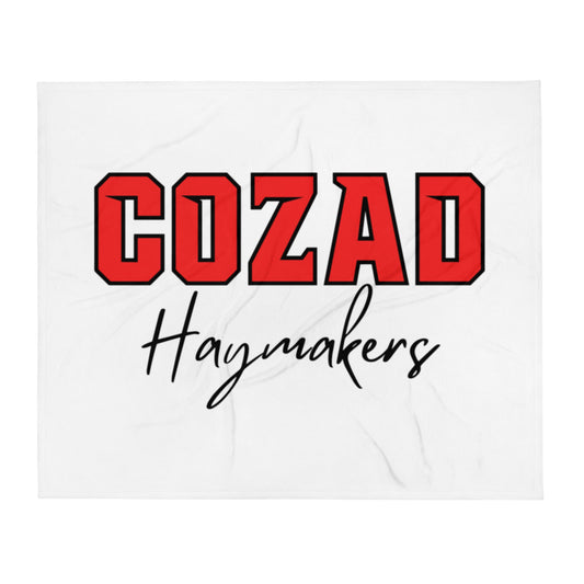 Throw Blanket | Cozad Girls Golf | Script Logo