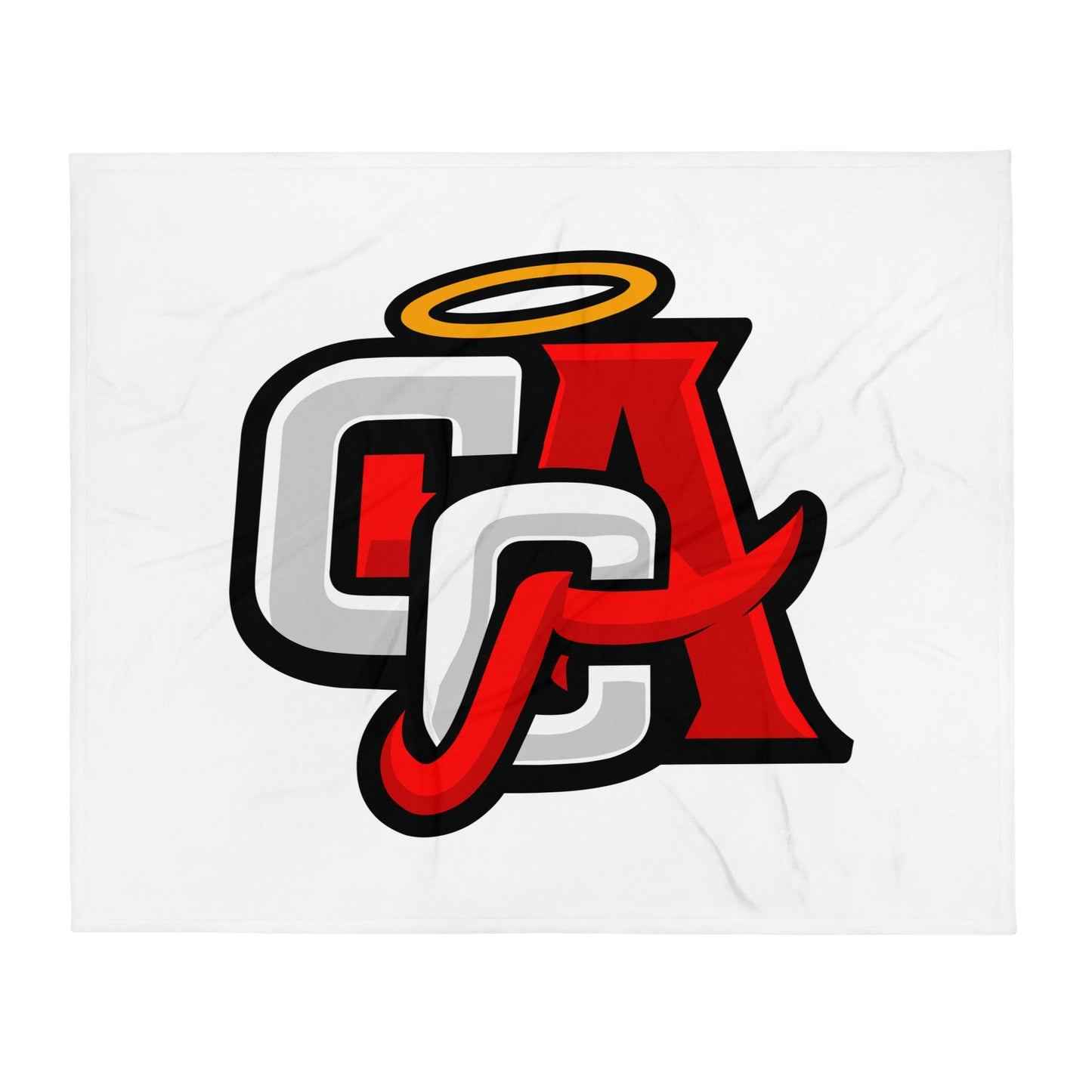 Throw Blanket | Cross City Angels | Angelic Fury Logo