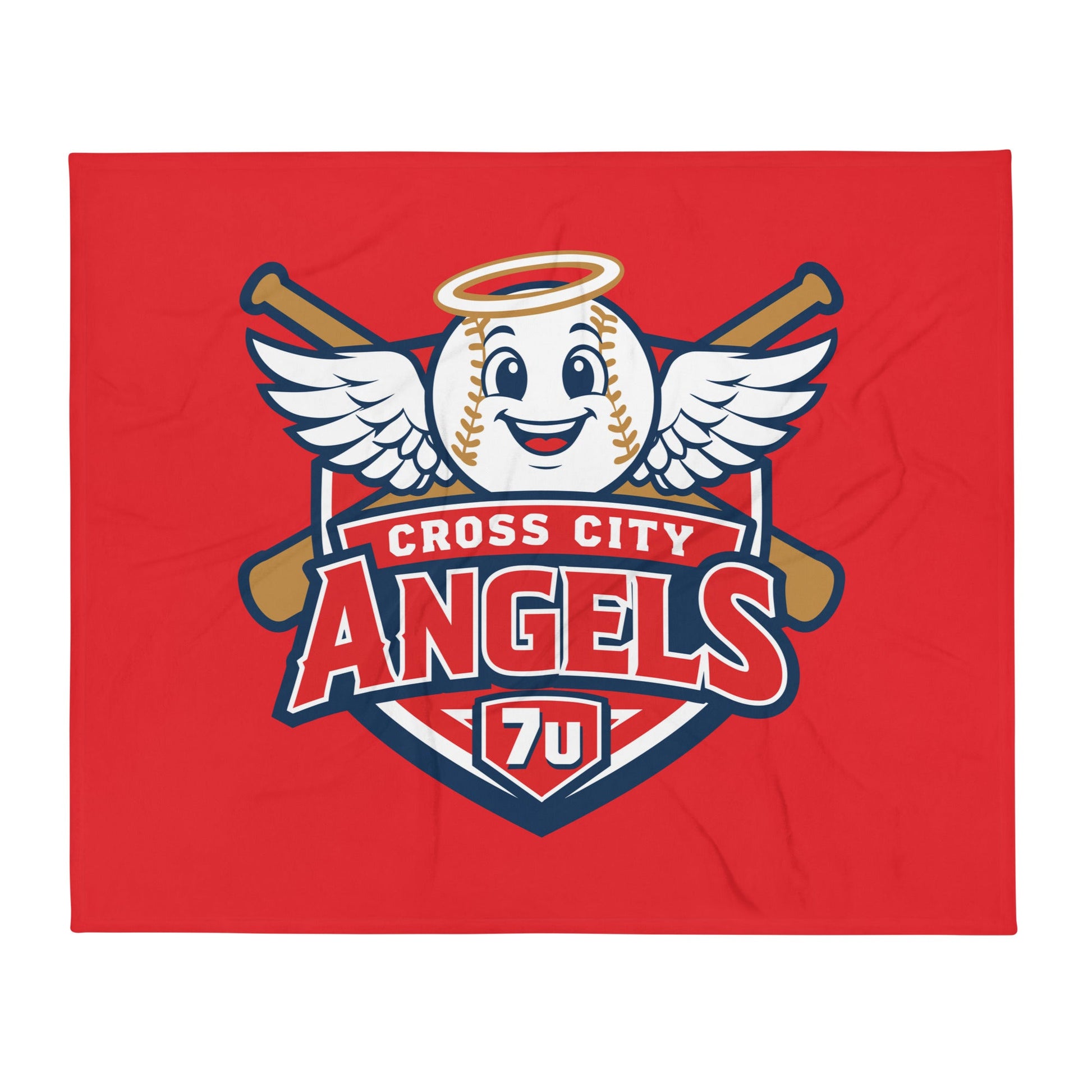 Throw Blanket | Cross City Angels | Shield Logo