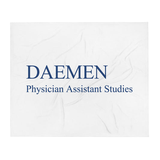 Throw Blanket | Daemen Physician Assistant | Care Collective Logo