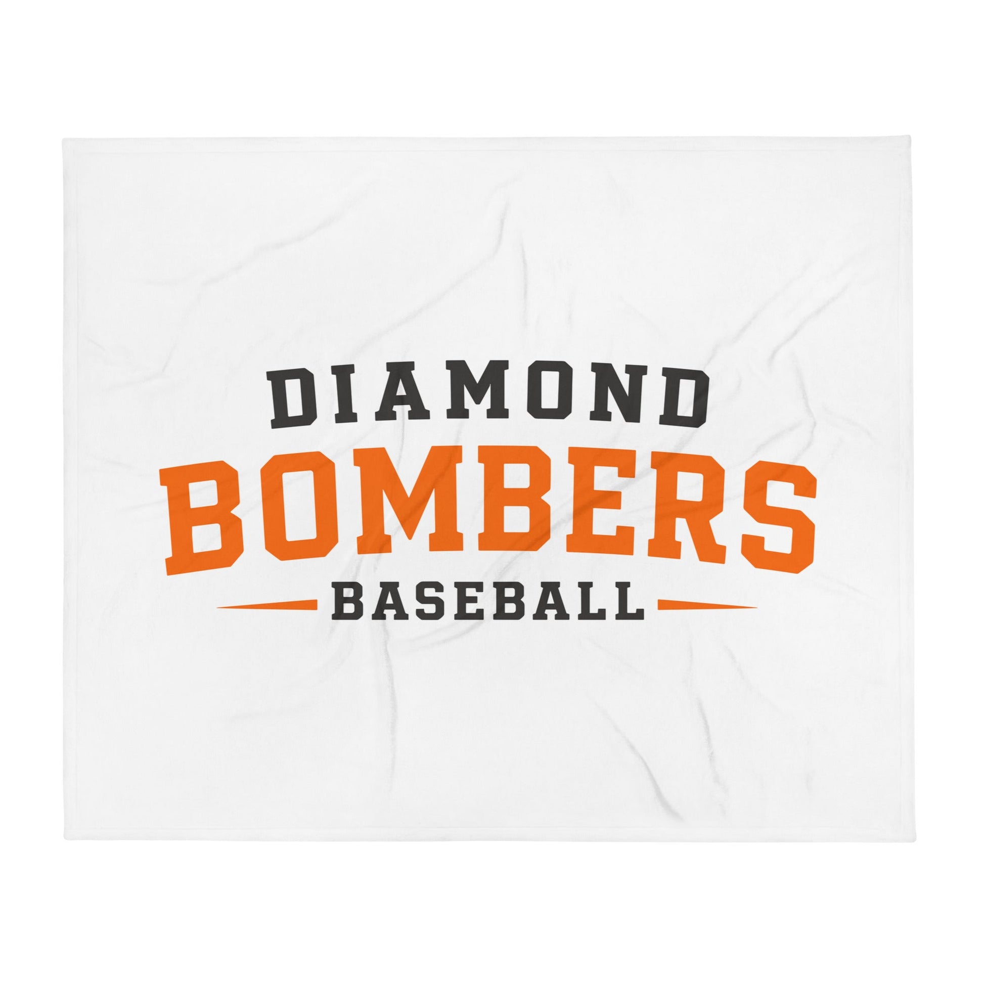 Throw Blanket | Diamond Bombers | Modern Script Logo