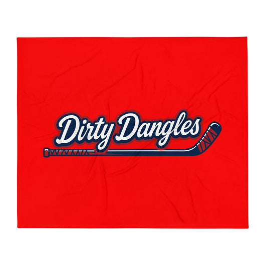 Throw Blanket | Dirty Dangles | Script Logo