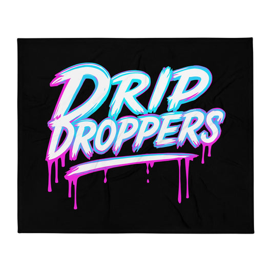Throw Blanket | Drip Droppers | Alt Logo