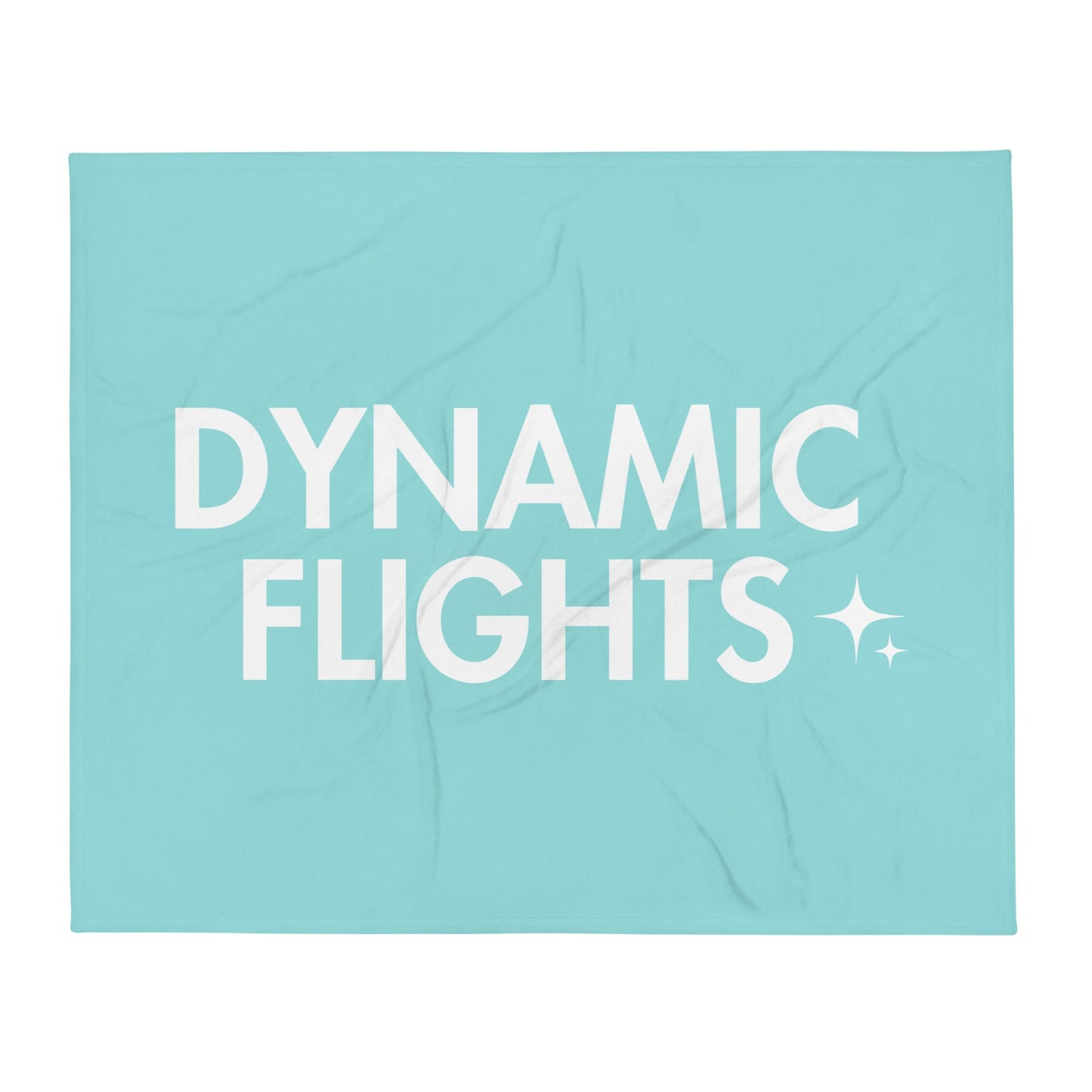 Throw Blanket | Dynamic Flights Gymnastics | Alt Logo