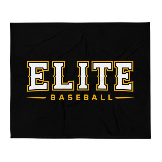 Throw Blanket | Elite Baseball | Vanguard Logo