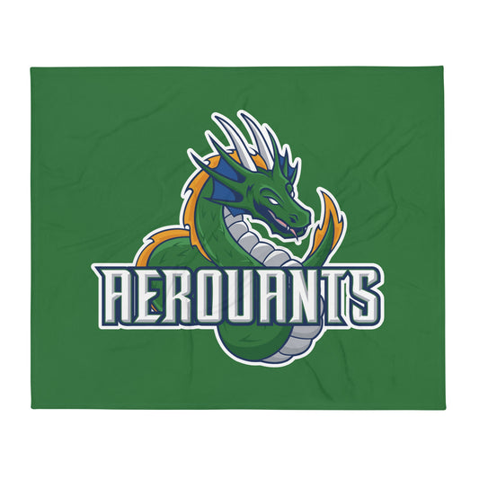 Throw Blanket | Emerald High School Baseball | Dragon Logo