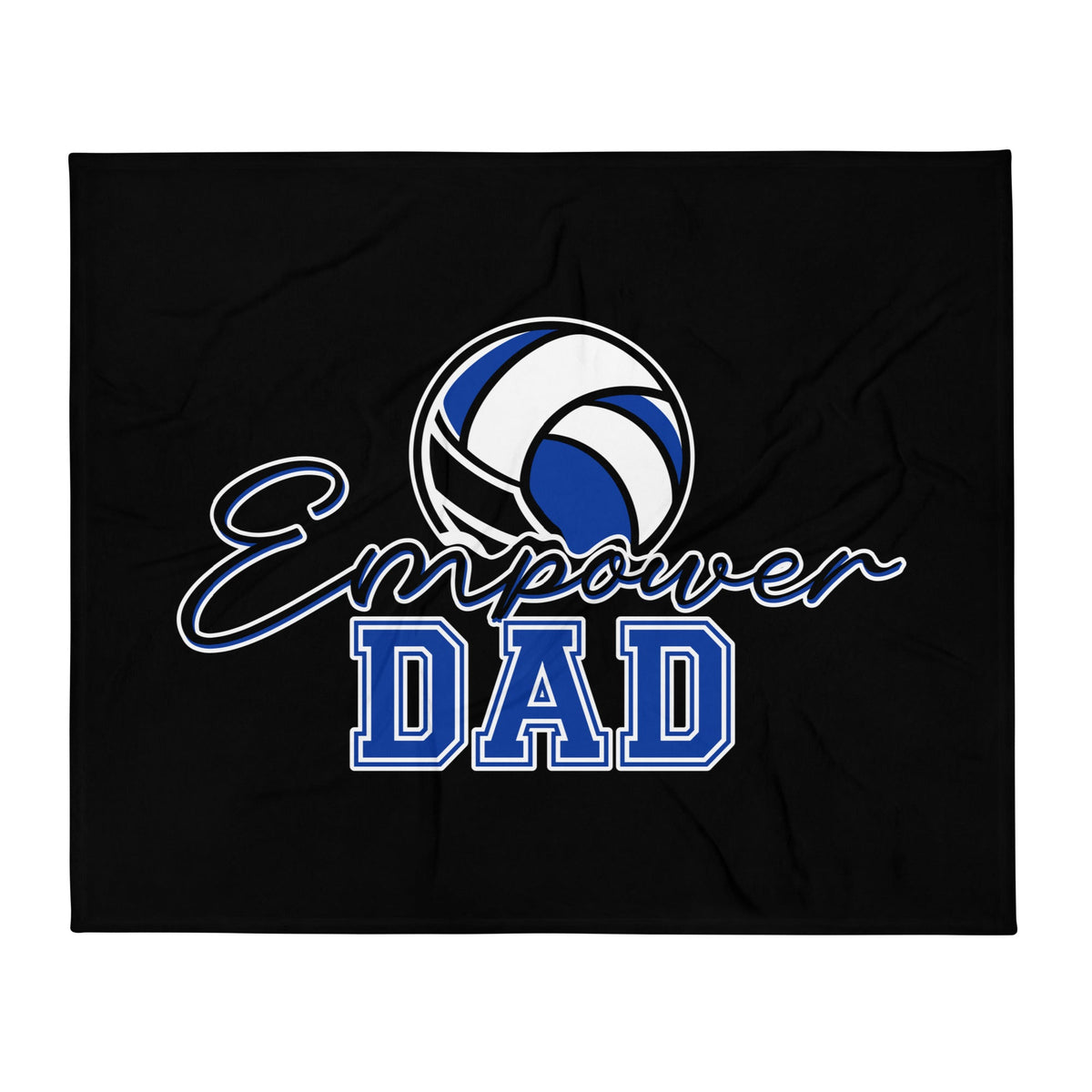 Throw Blanket | Empower Volleyball Club | Dad Crest Logo