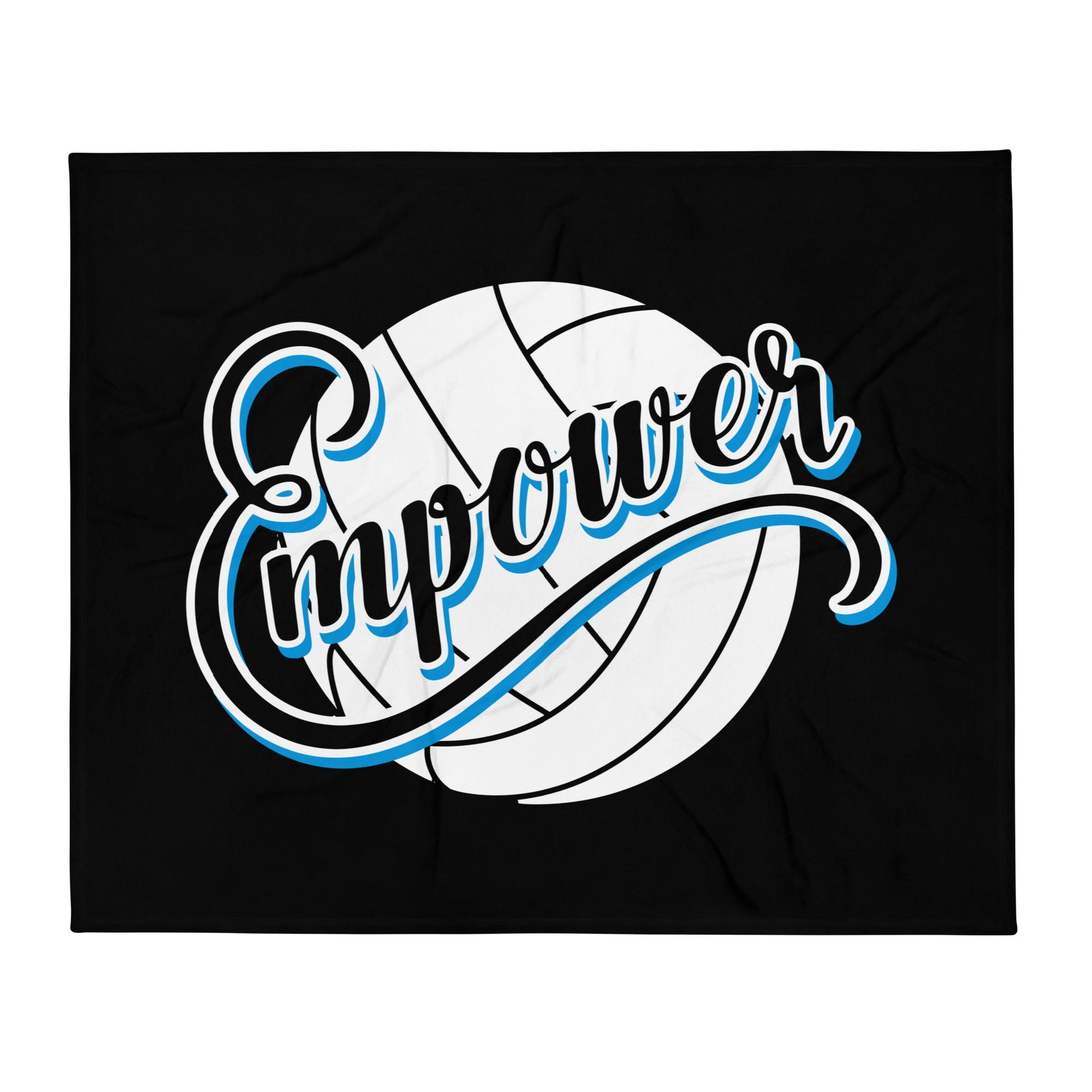 Throw Blanket | Empower Volleyball Club | Emblem Logo