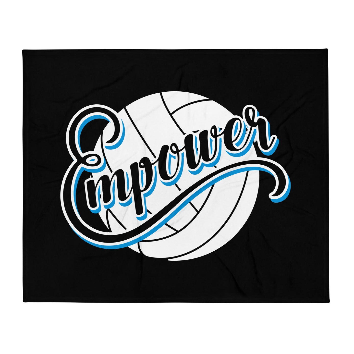 Throw Blanket | Empower Volleyball Club | Emblem Logo