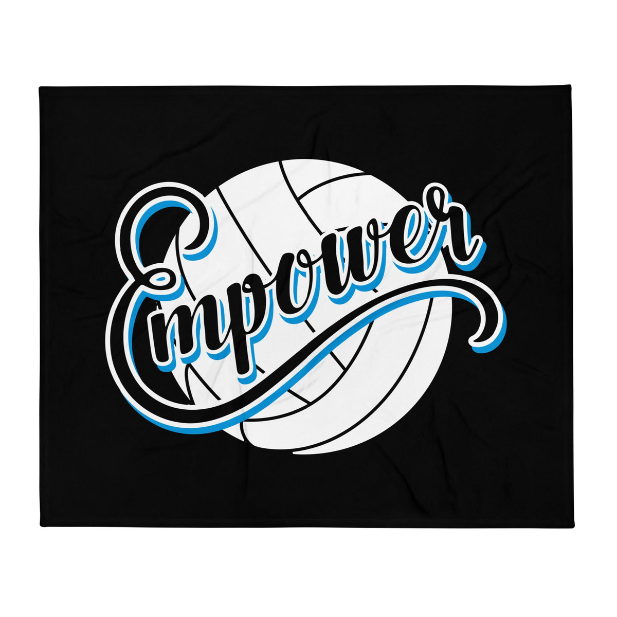 Throw Blanket | Empower Volleyball Club | Emblem Logo