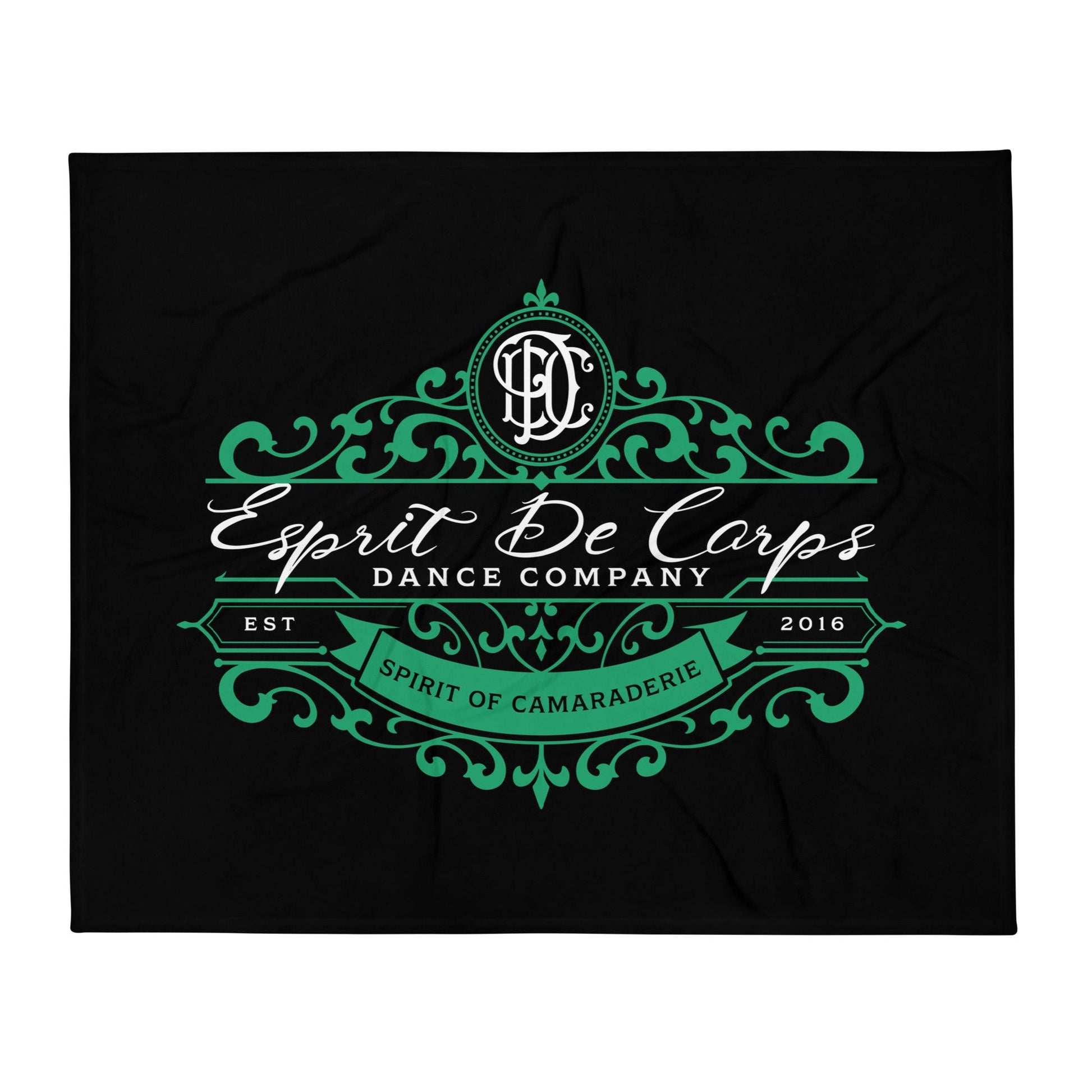 Throw Blanket | Esprit de Corps Dance Co., LLC | Crest Logo