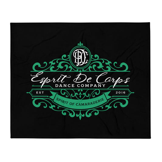 Throw Blanket | Esprit de Corps Dance Co., LLC | Crest Logo