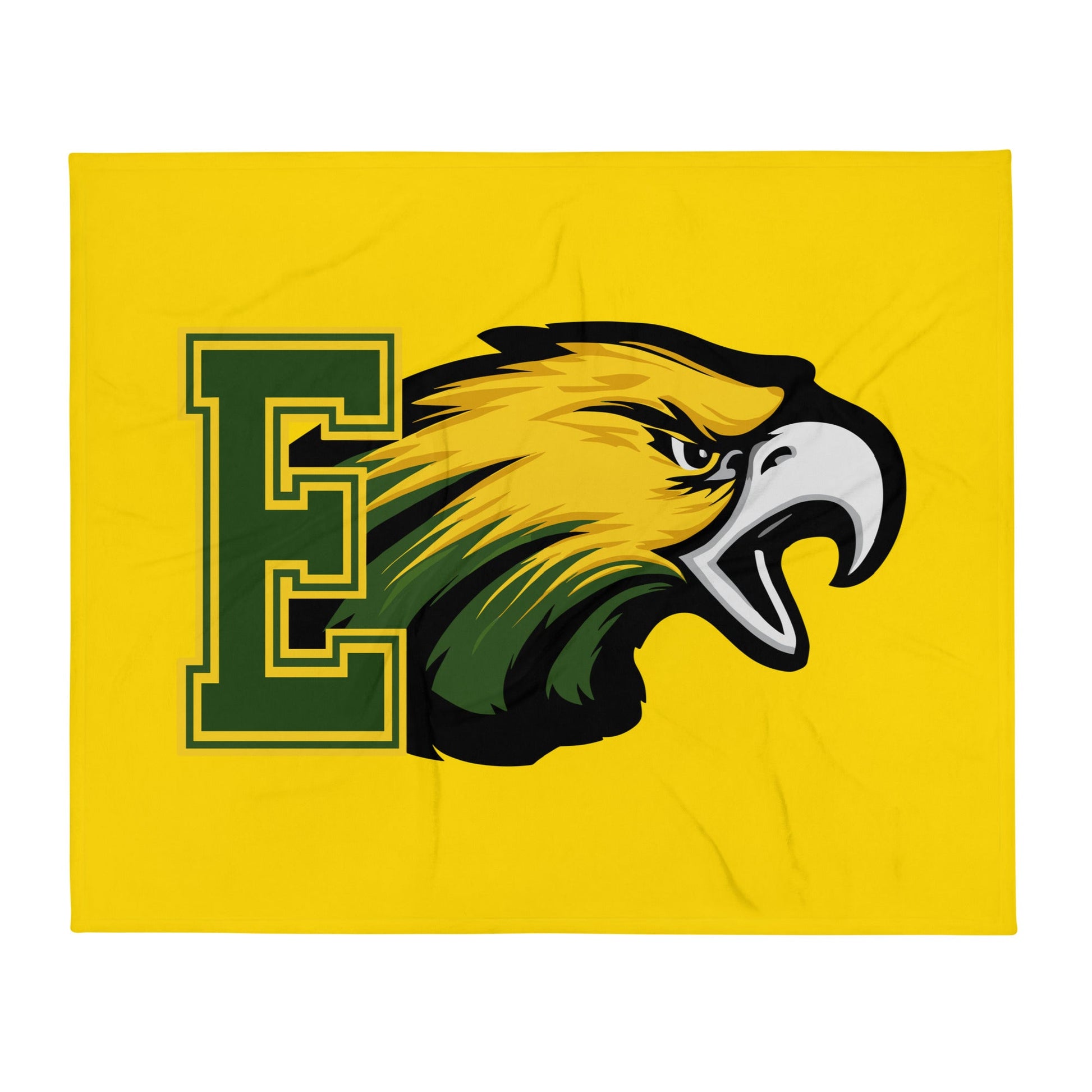 Throw Blanket | Evergreen Junior High | Mascot Logo