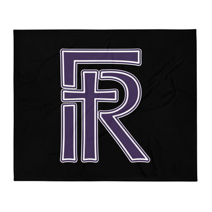 Throw Blanket | FRCS | Lettermark Logo