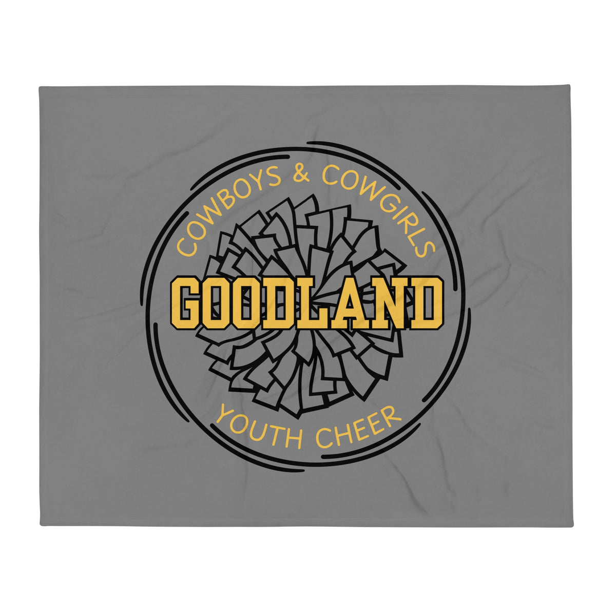 Throw Blanket | Goodland Youth Cheer | Crest Logo