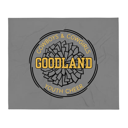 Throw Blanket | Goodland Youth Cheer | Crest Logo